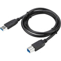 Targus 1-Meter USB 3.0 A to B Cable - 3.28 ft USB/USB-B Data Transfer Cable for Docking Station, Peripheral Device, PC, MAC - First End: 1 x USB 3.0 Type A Male - Second End: 1 x USB 3.0 Type B Male -...  - ACC987USX - eCommerce Business Prime