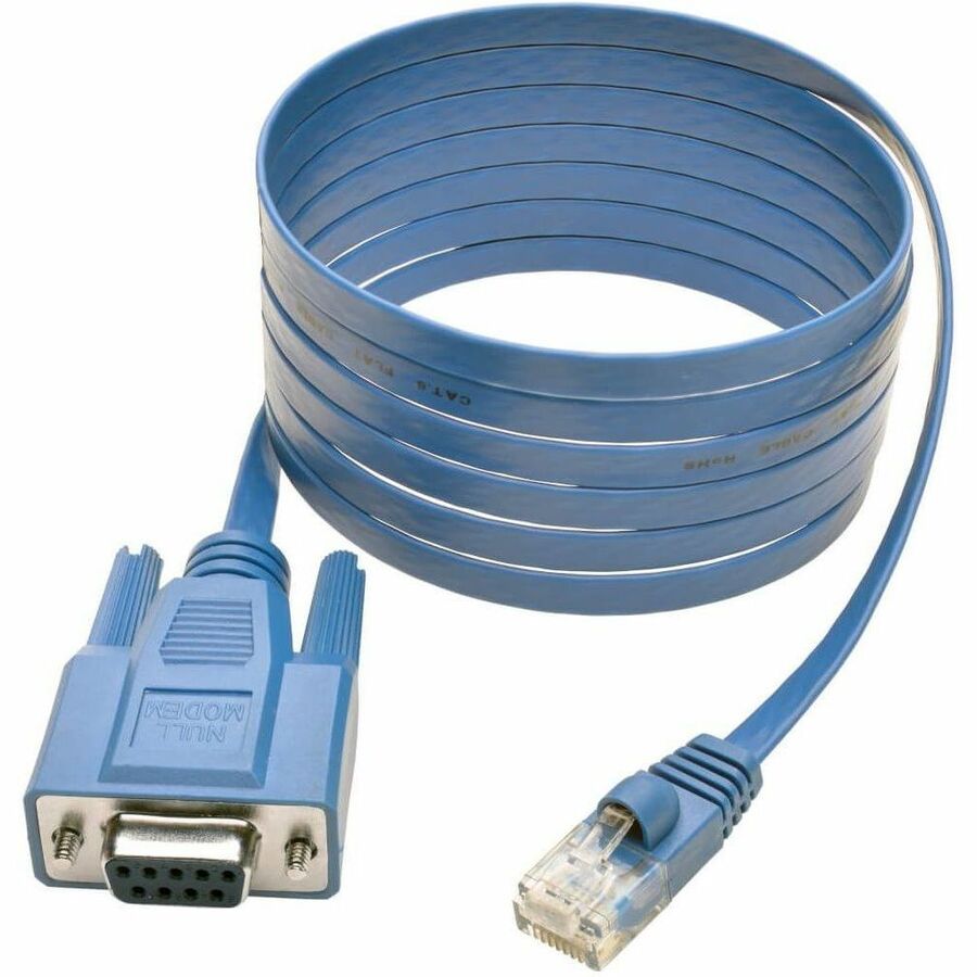 Tripp Lite RJ45 to DB9F Cisco Serial Console Port Rollover Cable 6' 6ft - 6 ft DB-9/RJ-45 Data Transfer Cable for Network Device, PC, Notebook, Switch, Router - First End: 1 x RJ-45 Network - Male - S...  - P430-006 - eCommerce Business Prime