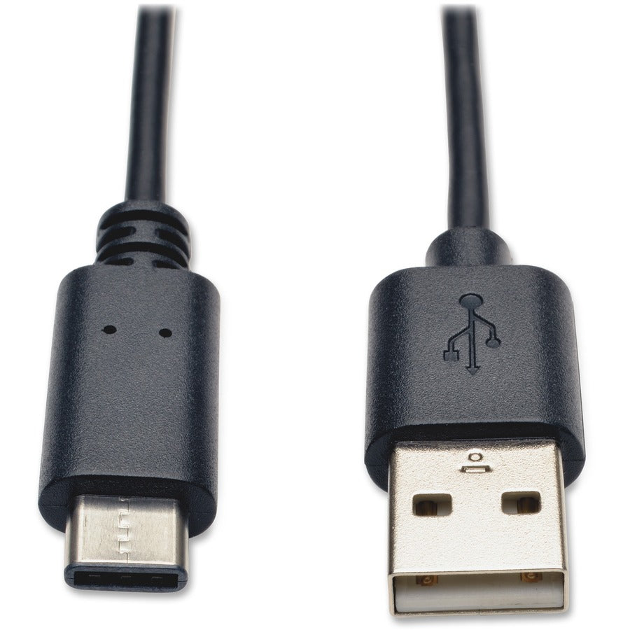 Tripp Lite 3ft USB 2.0 Hi-Speed Cable A Male to USB Type-C USB-C Male 3' - USB for Ultrabook, Computer, Notebook - 60 MB/s - 3 ft - 1 x Type A Male USB - 1 x Type C Male USB - Gold-plated Contacts, Ni...  - U038-003 - eCommerce Business Prime