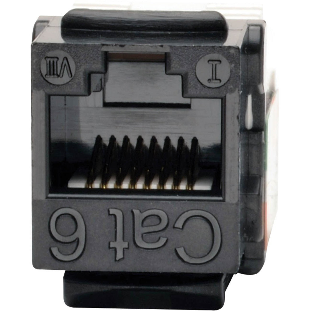 Tripp Lite Cat6 Cat5e 110 Style Punch Down Keystone Jack Black 10-Pack TAA - 10 Pack - 1 x RJ-45 Network Female - Black - TAA Compliant - N238-010-BK - eCommerce Business Prime