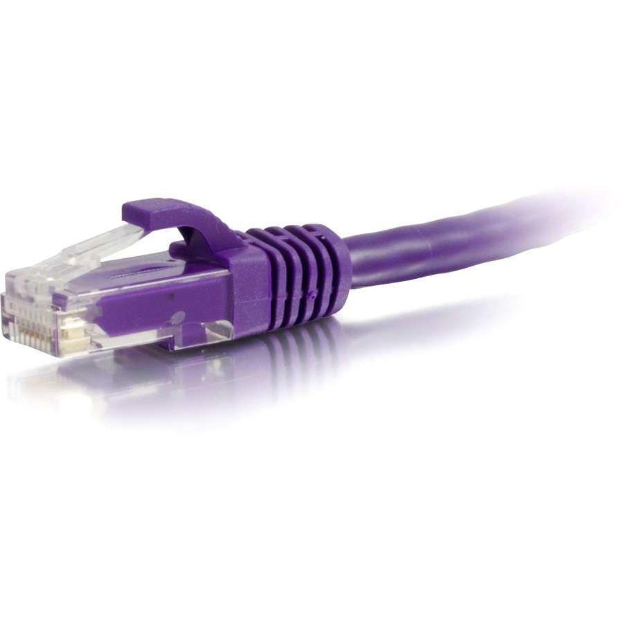 C2G-10ft Cat6 Snagless Unshielded (UTP) Network Patch Cable - Purple - Category 6 for Network Device - RJ-45 Male - RJ-45 Male - 10ft - Purple - 27803 - eCommerce Business Prime