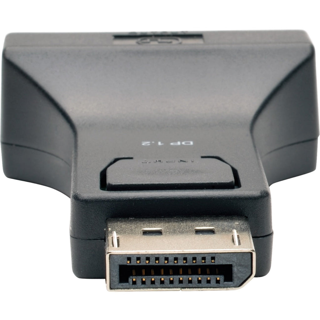 Tripp Lite DisplayPort to DVI Adapter Converter Compact DP to DVI M/F DPort 1.2 - 1 x DisplayPort Male Digital Audio/Video - 1 x DVI-I Female Video - 1920 x 1200 Supported - Black - P134-000-DVI-V2 - eCommerce Business Prime