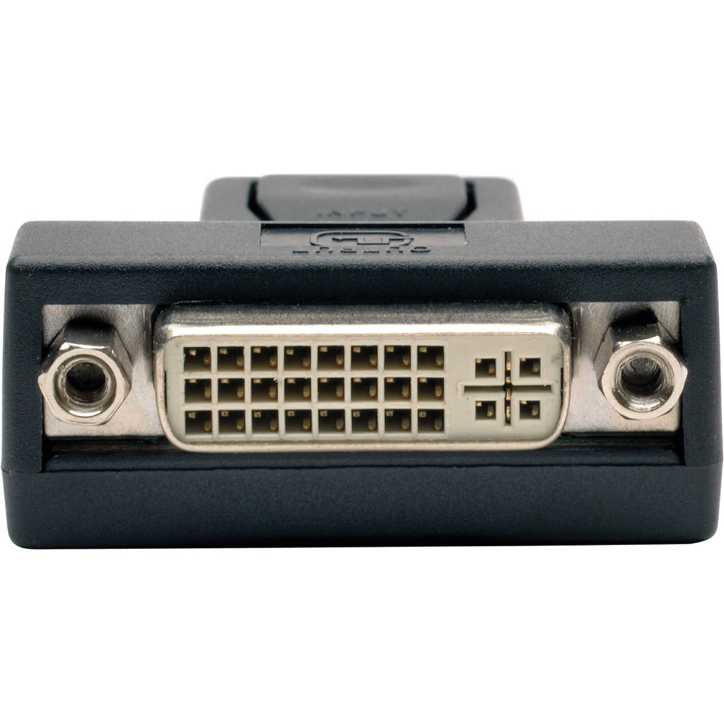 Tripp Lite DisplayPort to DVI Adapter Converter Compact DP to DVI M/F DPort 1.2 - 1 x DisplayPort Male Digital Audio/Video - 1 x DVI-I Female Video - 1920 x 1200 Supported - Black - P134-000-DVI-V2 - eCommerce Business Prime