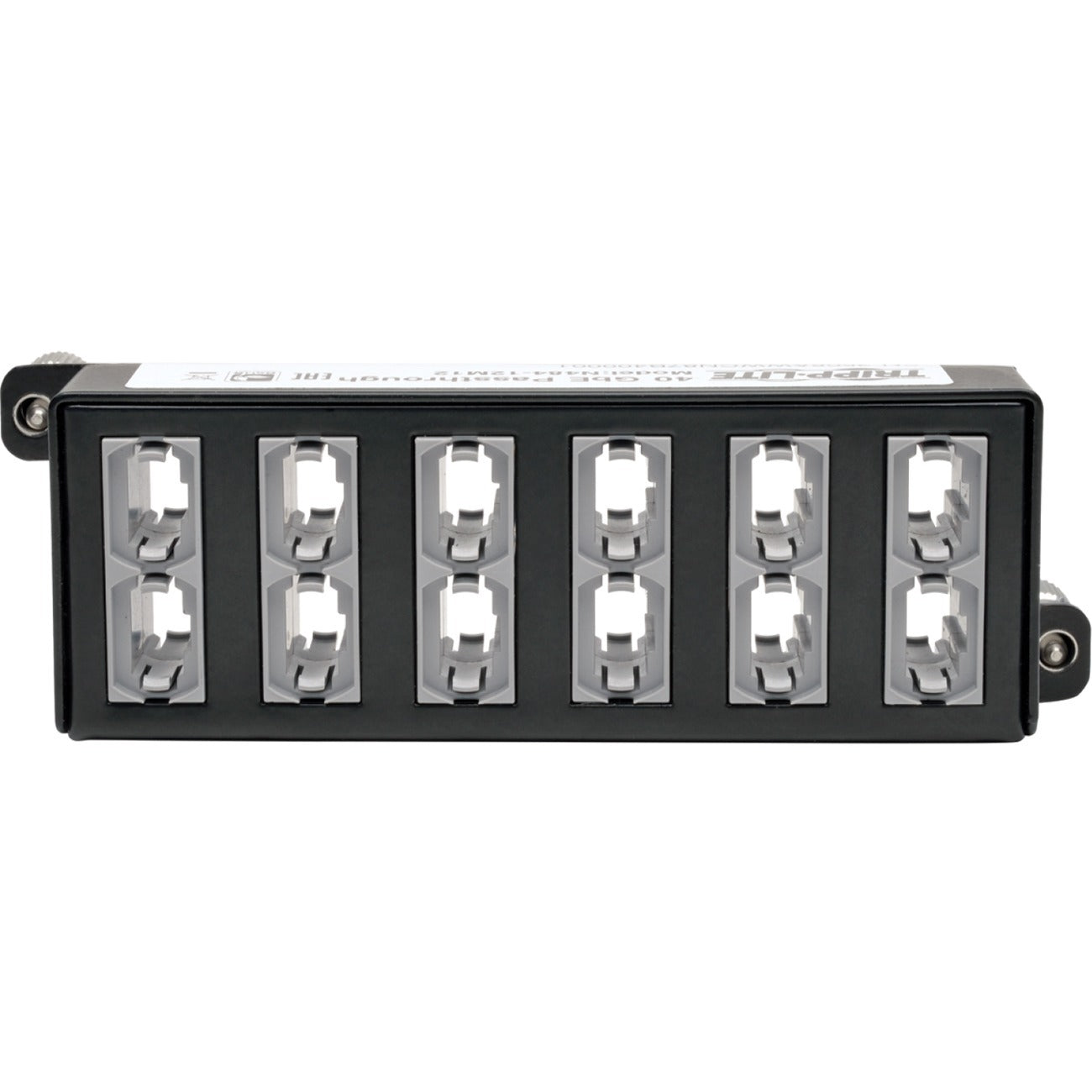 Tripp Lite 40Gb High Density Pass-Through Cassette 12 12-Fiber MTP/MPO - (x12) 12-Fiber MTP/MPO - N484-12M12 - eCommerce Business Prime