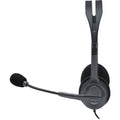 Logitech Stereo Headset H111 - Stereo - Mini-phone (3.5mm) - Wired - 32 Ohm - 20 Hz - 20 kHz - Over-the-head - Binaural - Supra-aural - 5.91 ft Cable - Noise Canceling - 981-000612 - eCommerce Business Prime