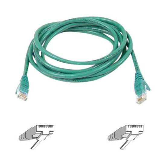 Belkin Cat6 Patch Cable - RJ-45 Male - RJ-45 Male - 50ft - Green - A3L980-50-GRN-S - eCommerce Business Prime