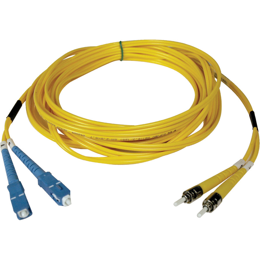 Tripp Lite 5M Duplex Singlemode 9/125 Fiber Optic Patch Cable SC/ST 16' 16ft 5 Meter - SC - ST - 16.4ft - N354-05M - eCommerce Business Prime