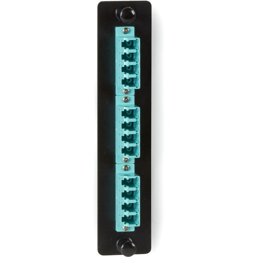 Black Box Network Patch Panel - 12 Port(s) - 12 x Duplex - Aqua - JPM456C - eCommerce Business Prime