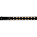 Tripp Lite 16-Port Rackmount KVM Switch w/ Built in IP and On Screen Display 1U - 16 Computer(s) - 1 Local User(s) - 1 Remote User(s) - 2048 x 1536 - 1 x Network (RJ-45) - 1 x USB - Rack-mountable - 1...  - B022-U16-IP