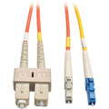 Tripp Lite 2M Fiber Optic Mode Conditioning Patch Cable LC/SC 6' 6ft 2 Meter - 6 ft Fiber Optic Network Cable for Network Device, Router, Switch - First End: 2 x LC Network - Male - Second End: 2 x SC - N425-02M - eCommerce Business Prime
