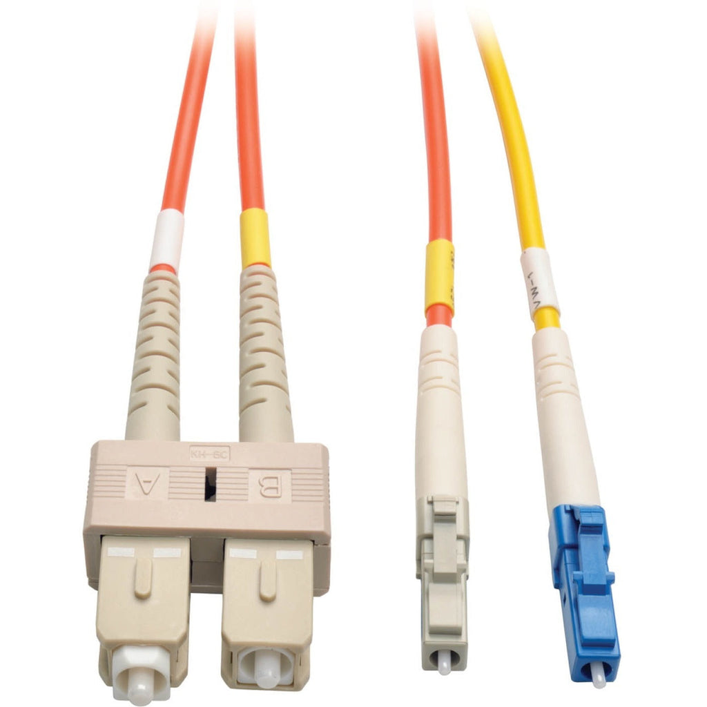 Tripp Lite 3M Fiber Optic Mode Conditioning Patch Cable LC/SC 10' 10ft 3 Meter - 10 ft Fiber Optic Network Cable for Network Device, Router, Switch - First End: 2 x LC Network - Male - Second End: 2 x - N425-03M - eCommerce Business Prime