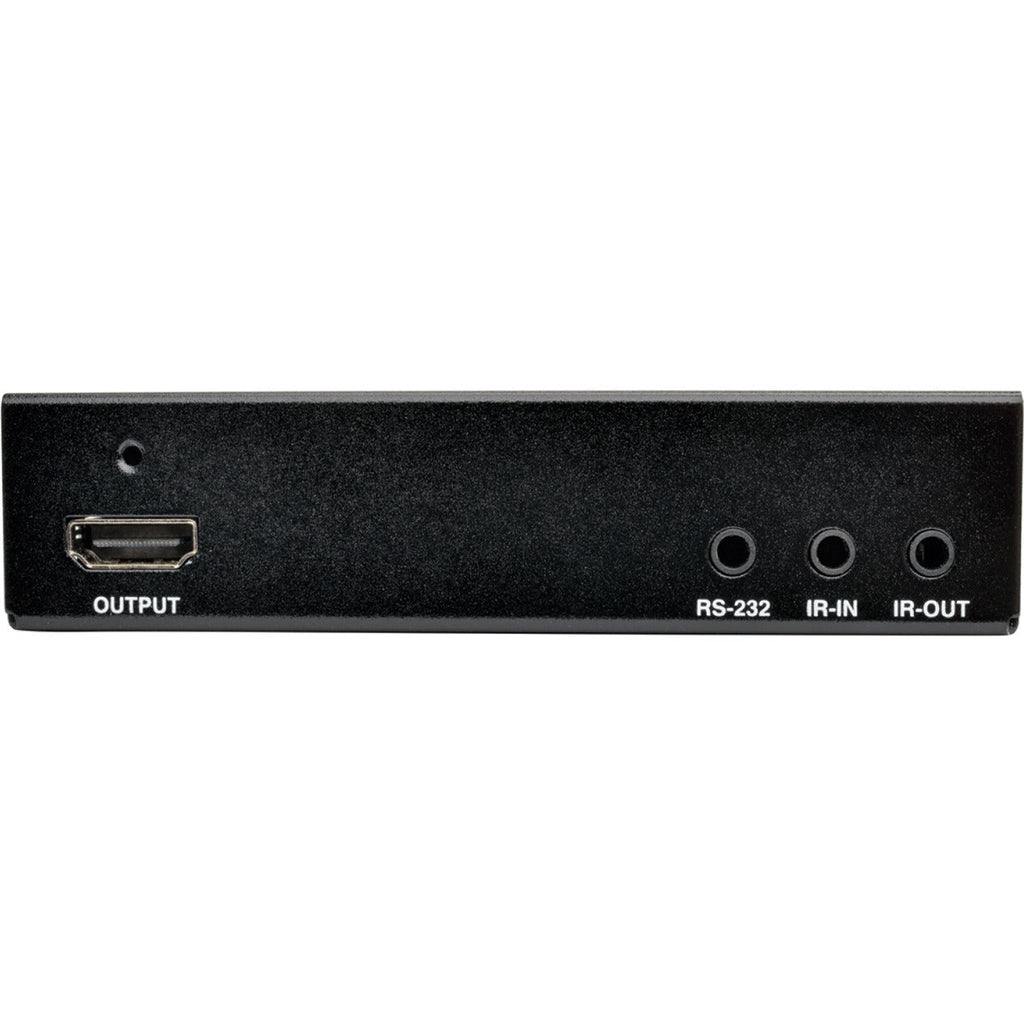 Tripp Lite HDBaseT HDMI Over Cat5e Cat6 Cat6a Extender Receiver, Serial and IR Control 4K x 2K 100m 328ft - 1 Output Device - 328 ft Range - 1 x Network (RJ-45) - 1 x HDMI Out - Serial Port - 4K - 384 - BHDBT-R-SI-LR - eCommerce Business Prime