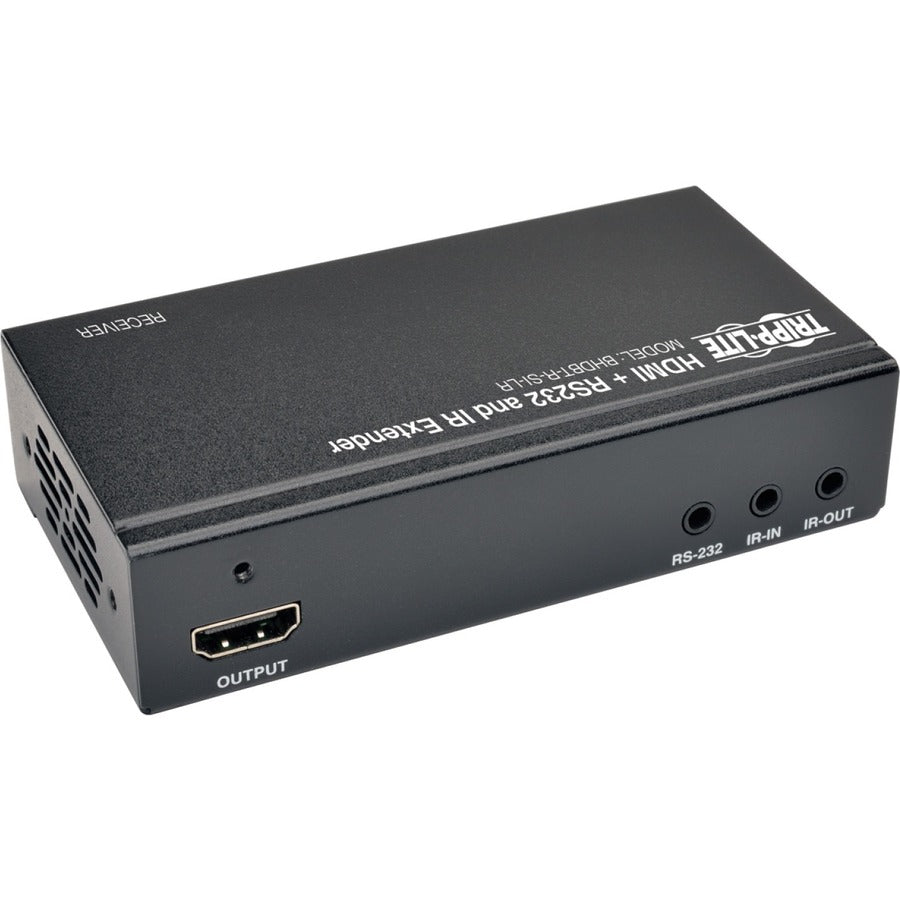 Tripp Lite HDBaseT HDMI Over Cat5e Cat6 Cat6a Extender Receiver, Serial and IR Control 4K x 2K 100m 328ft - 1 Output Device - 328 ft Range - 1 x Network (RJ-45) - 1 x HDMI Out - Serial Port - 4K - 384 - BHDBT-R-SI-LR - eCommerce Business Prime