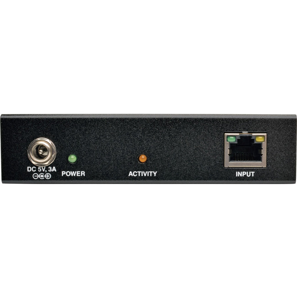 Tripp Lite HDBaseT HDMI Over Cat5e Cat6 Cat6a Extender Receiver, Serial and IR Control 4K x 2K 100m 328ft - 1 Output Device - 328 ft Range - 1 x Network (RJ-45) - 1 x HDMI Out - Serial Port - 4K - 384 - BHDBT-R-SI-LR - eCommerce Business Prime