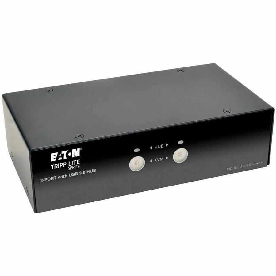 Tripp Lite 2-Port DisplayPort KVM Switch w/Audio, Cables and USB 3.0 SuperSpeed Hub - 2 Computer(s) - 1 Local User(s) - 2560 x 1600 - 6 x USB - 3 x DisplayPort - B004-DPUA2-K - eCommerce Business Prime