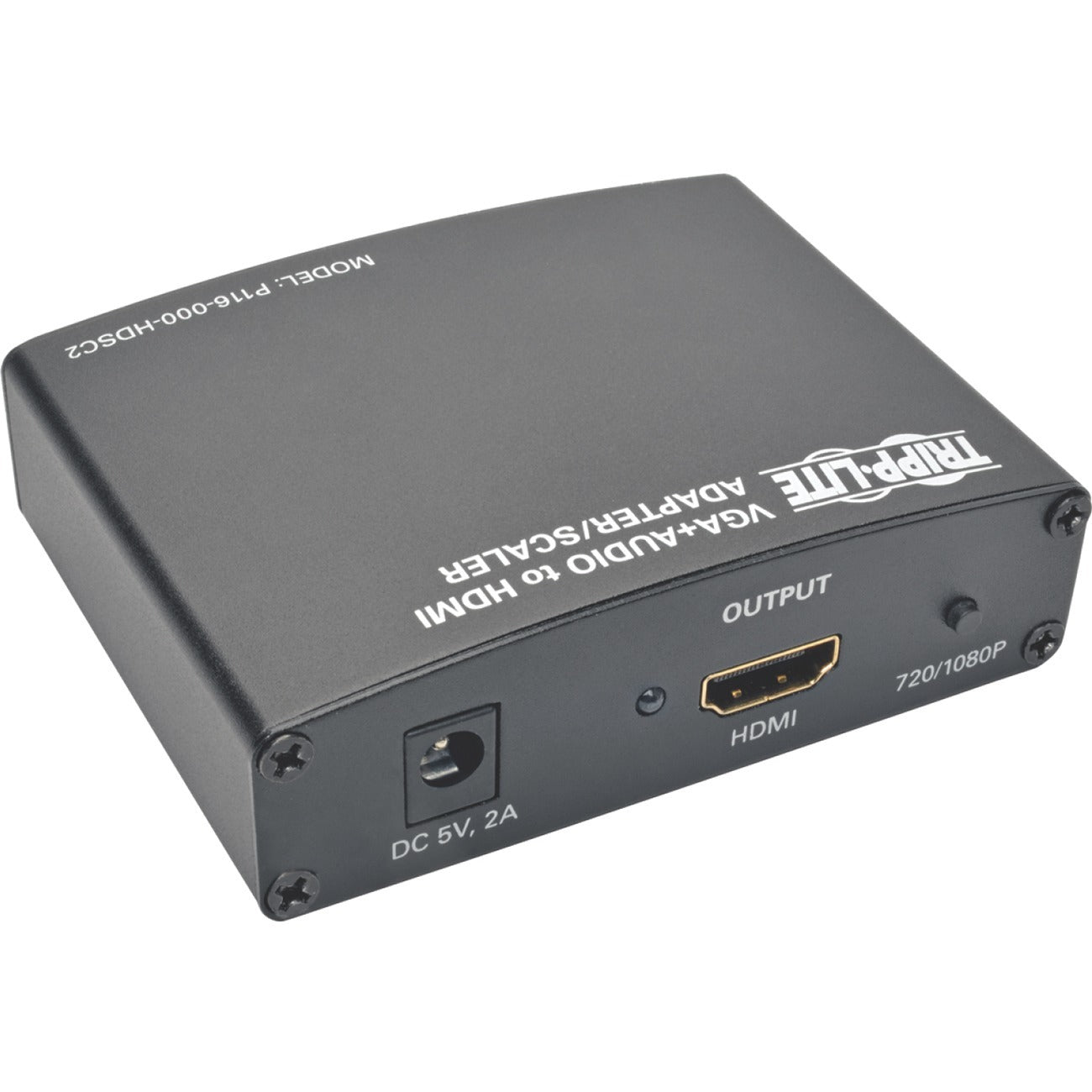 Tripp Lite VGA to HDMI Component Adapter Converter with RCA Stereo Audio VGA to HDMI 1080p - Functions: Video Scaling - 1920 x 1440 - VGA - Audio Line In - External - P116-000-HDSC2 - eCommerce Business Prime