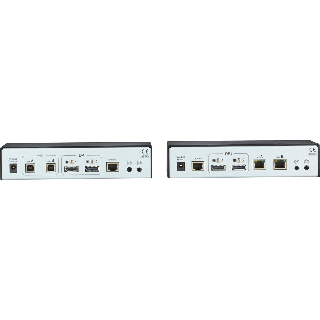 Black Box Dual-Head DisplayPort KVM Extender over CATx - 1 Computer(s) - 1 Remote User(s) - 492 ft Range - 4K - 4096 x 2160 Maximum Video Resolution - 6 x Network (RJ-45) - 6 x USB - DisplayPort - 120 - ACU5800A - eCommerce Business Prime