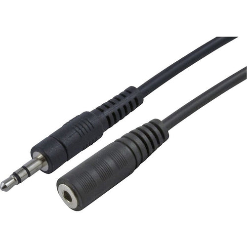 4XEM 10ft 3.5MM Stereo Mini Jack M/F Audio Extension Cable - 10 ft Mini-phone Audio Cable for Audio Device, Headphone, PC, iPod - First End: 1 x Mini-phone Stereo Audio - Female - Second End: 1 x Mini...  - 4X35MF10 - eCommerce Business Prime