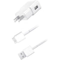 4XEM 3ft Samsung Cable and Fast Wall Charger kit - 4XEM 3ft data and sync Cable For Samsung S5 and 2A Samsung wall charger kit - 4XS5KIT - eCommerce Business Prime