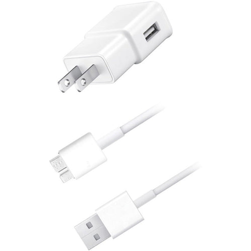 4XEM 3ft Samsung Cable and Fast Wall Charger kit - 4XEM 3ft data and sync Cable For Samsung S5 and 2A Samsung wall charger kit - 4XS5KIT - eCommerce Business Prime