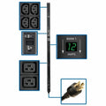 Tripp Lite PDU Metered Vertical 5.8kw 208/240V 8 C19 40 C13 L6-30P 0U TAA - NEMA L6-30P - 8 x IEC 60320 C19, 40 x IEC 60320 C13 - PDUMV30HV2 - eCommerce Business Prime