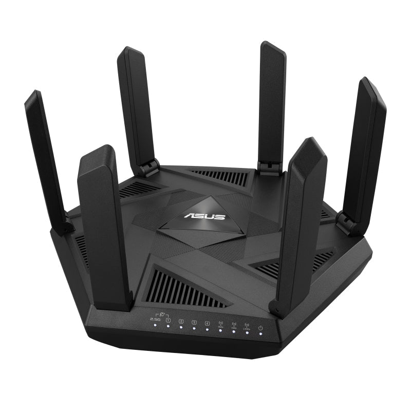 ASUS RT-AXE7800 wireless router Tri-band (2.4 GHz / 5 GHz / 6 GHz) Black - RT-AXE7800 - eCommerce Business Prime