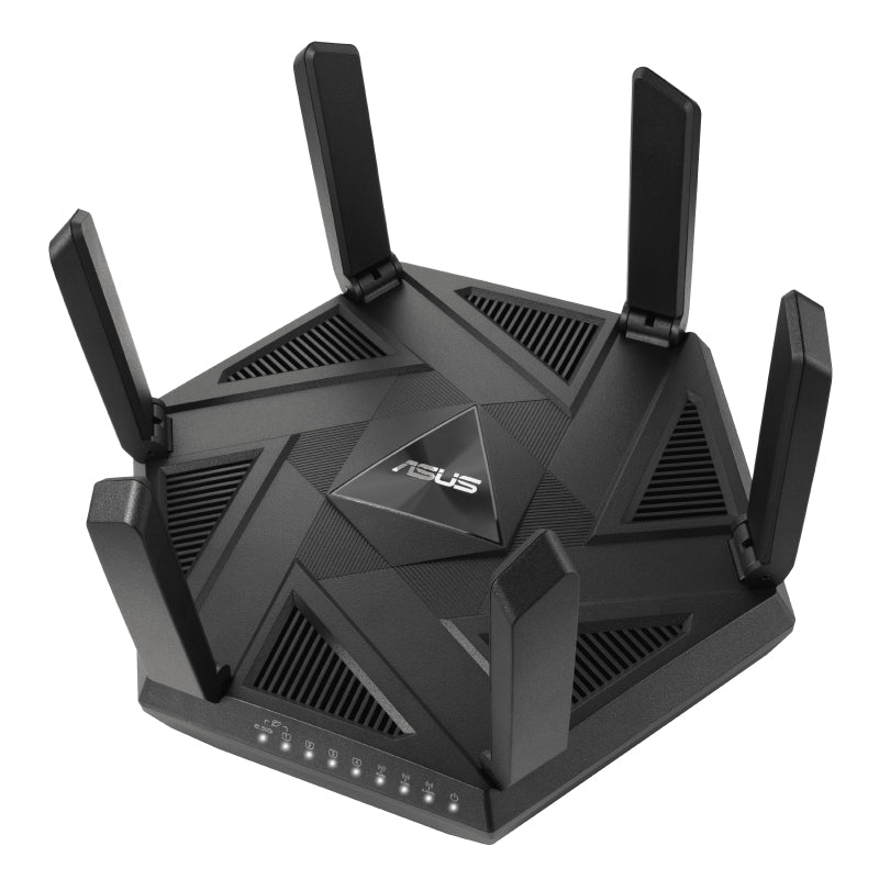 ASUS RT-AXE7800 wireless router Tri-band (2.4 GHz / 5 GHz / 6 GHz) Black - RT-AXE7800 - eCommerce Business Prime
