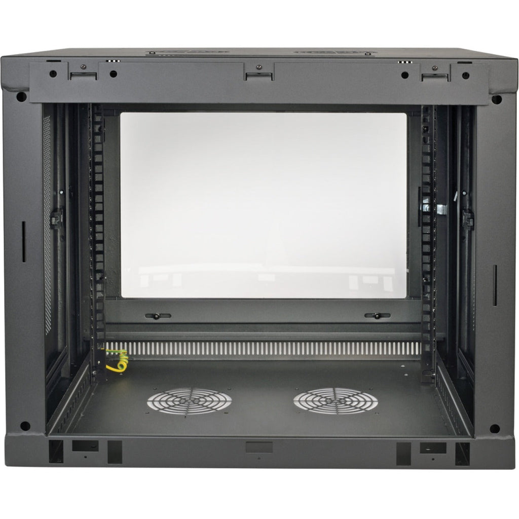 Tripp Lite 9U Wall Mount Rack Enclosure Server Cabinet w/ Acrylic Glass Front Door - For LAN Switch - 9U Rack Height x 19" Rack Width x 16.50" Rack Depth - Wall Mountable - Black - Plexiglass - 200 lb - SRW9UG - eCommerce Business Prime