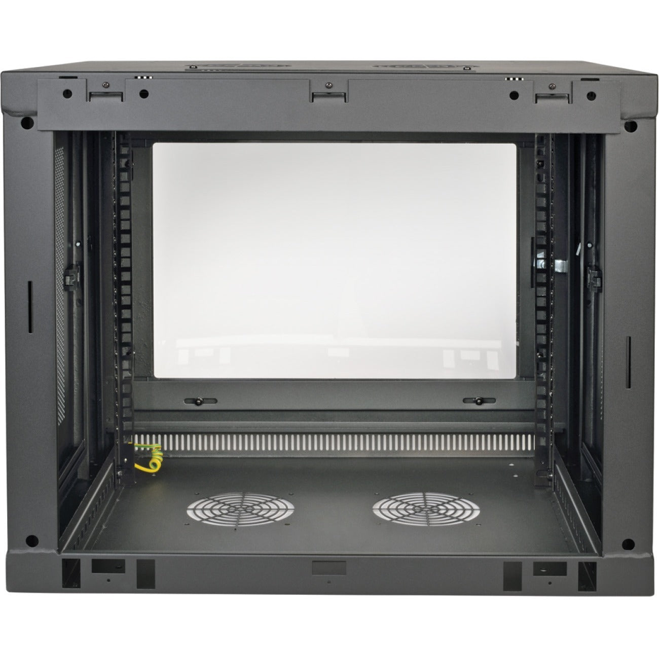 Tripp Lite 9U Wall Mount Rack Enclosure Server Cabinet w/ Acrylic Glass Front Door - For LAN Switch - 9U Rack Height x 19" Rack Width x 16.50" Rack Depth - Wall Mountable - Black - Plexiglass - 200 lb - SRW9UG - eCommerce Business Prime