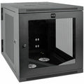 Tripp Lite 12U Wall Mount Rack Enclosure Hinged 33" Depth w Acrylic Window - For LAN Switch, Patch Panel, Server, PDU - 12U Rack Height x 19" Rack Width x 25.99" Rack Depth - Wall Mountable - Black Po - SRW12US33G - eCommerce Business Prime