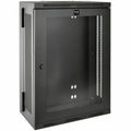 Tripp Lite 18U Wall Mount Rack Enclosure Hinged 13" Depth w Acrylic Window - For LAN Switch, Patch Panel - 18U Rack Height x 19" Rack Width - Wall Mountable - Black Powder Coat - Acrylic, Steel - 200  - SRW18US13G - eCommerce Business Prime