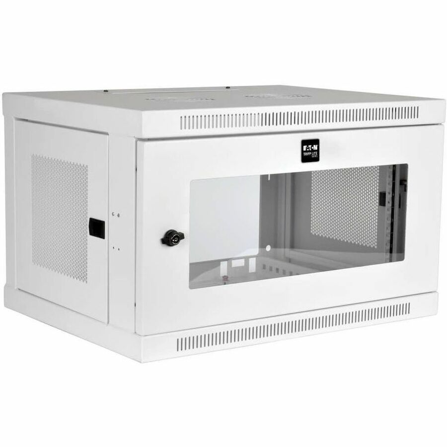 Tripp Lite 6U Wall Mount Rack Enclosure Server Cabinet White w/ Acrylic Glass Door - 6U Rack Height x 19" Rack Width - Wall Mountable - White - Steel, Acrylic - 200 lb Maximum Weight Capacity - 200 lb - SRW6UWG - eCommerce Business Prime