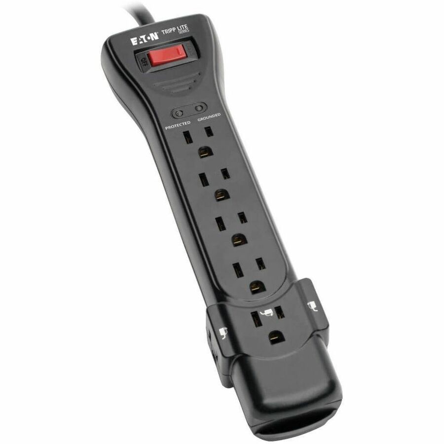 Tripp Lite Surge Protector Power Strip 7 Outlet 25 ft Cord Black 2160 J - 7 x NEMA 5-15R - 1800 VA - 2160 J - 120 V AC Input - SUPER725B - eCommerce Business Prime