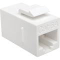 Tripp Lite Cat6a Straight-Through Modular In-Line Snap-In Coupler (RJ45 F/F) - 1 x RJ-45 Network Female - 1 x RJ-45 Network Female - White - TAA Compliant - N235-001-6A - eCommerce Business Prime
