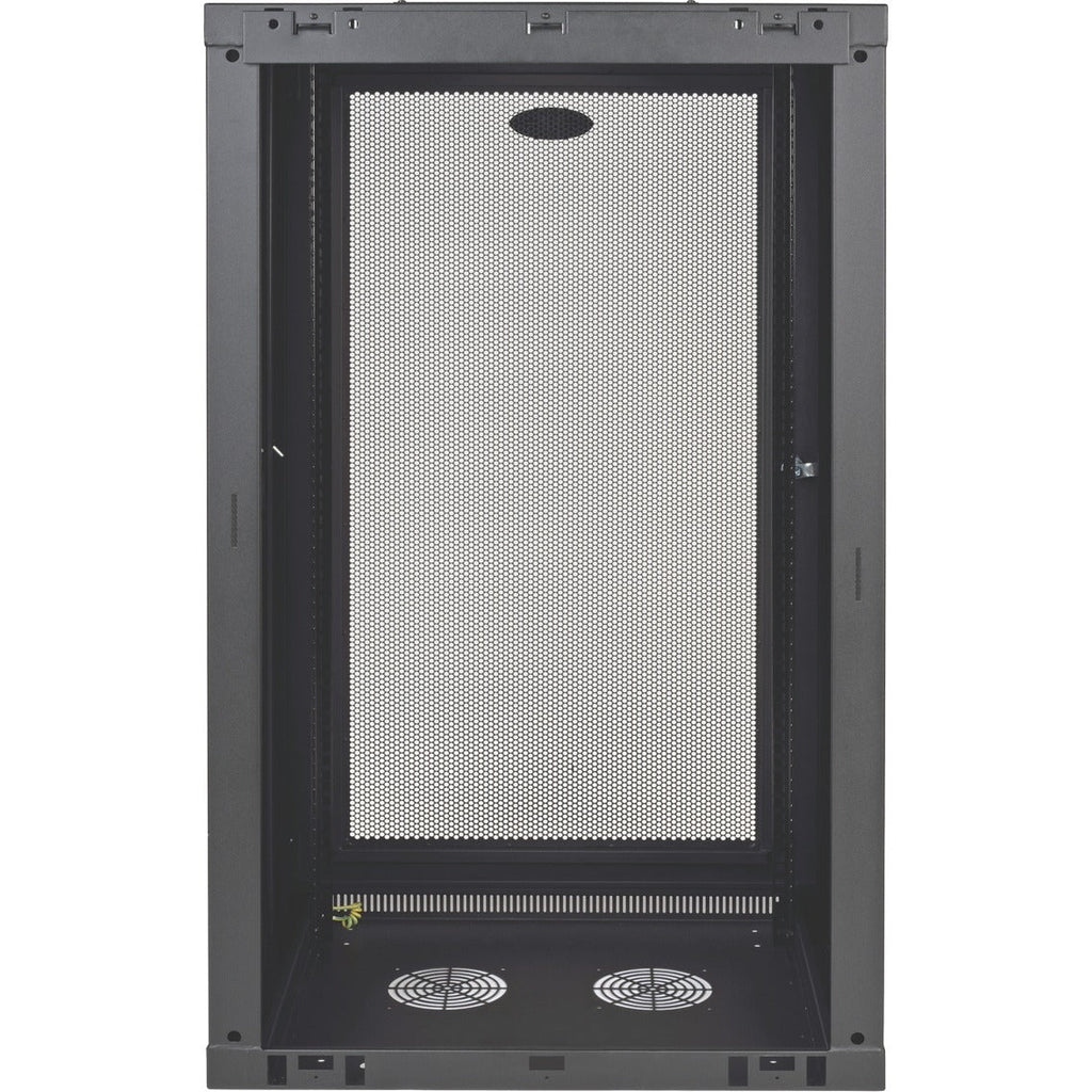 Tripp Lite 21U Wall Mount Rack Enclosure Server Cabinet w/ Door and Side Panels - 21U Rack Height x 19" Rack Width x 16.50" Rack Depth - Wall Mountable - Black - 200 lb Maximum Weight Capacity - 200 l - SRW21U - eCommerce Business Prime