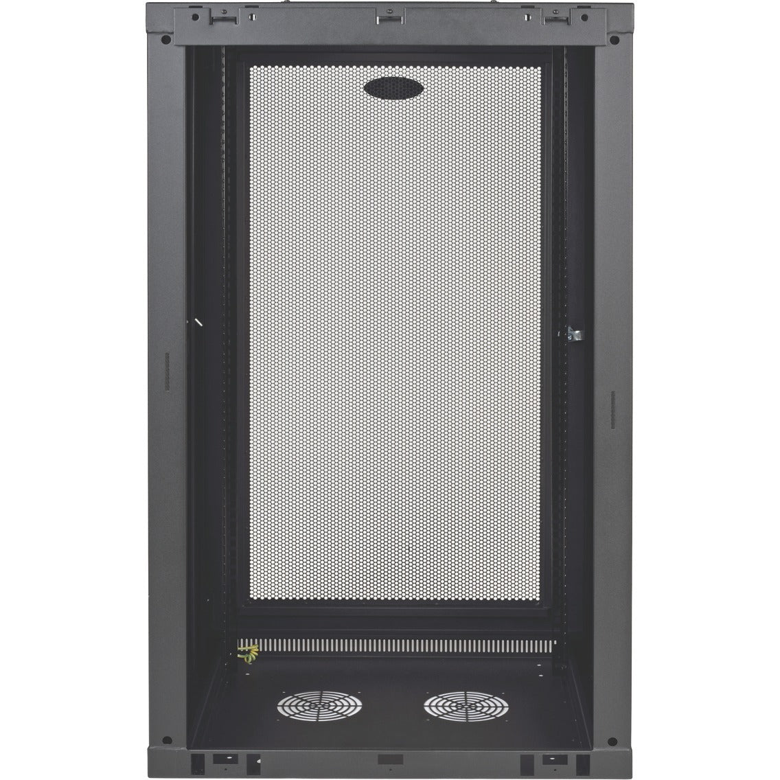 Tripp Lite 21U Wall Mount Rack Enclosure Server Cabinet w/ Door and Side Panels - 21U Rack Height x 19" Rack Width x 16.50" Rack Depth - Wall Mountable - Black - 200 lb Maximum Weight Capacity - 200 l - SRW21U - eCommerce Business Prime