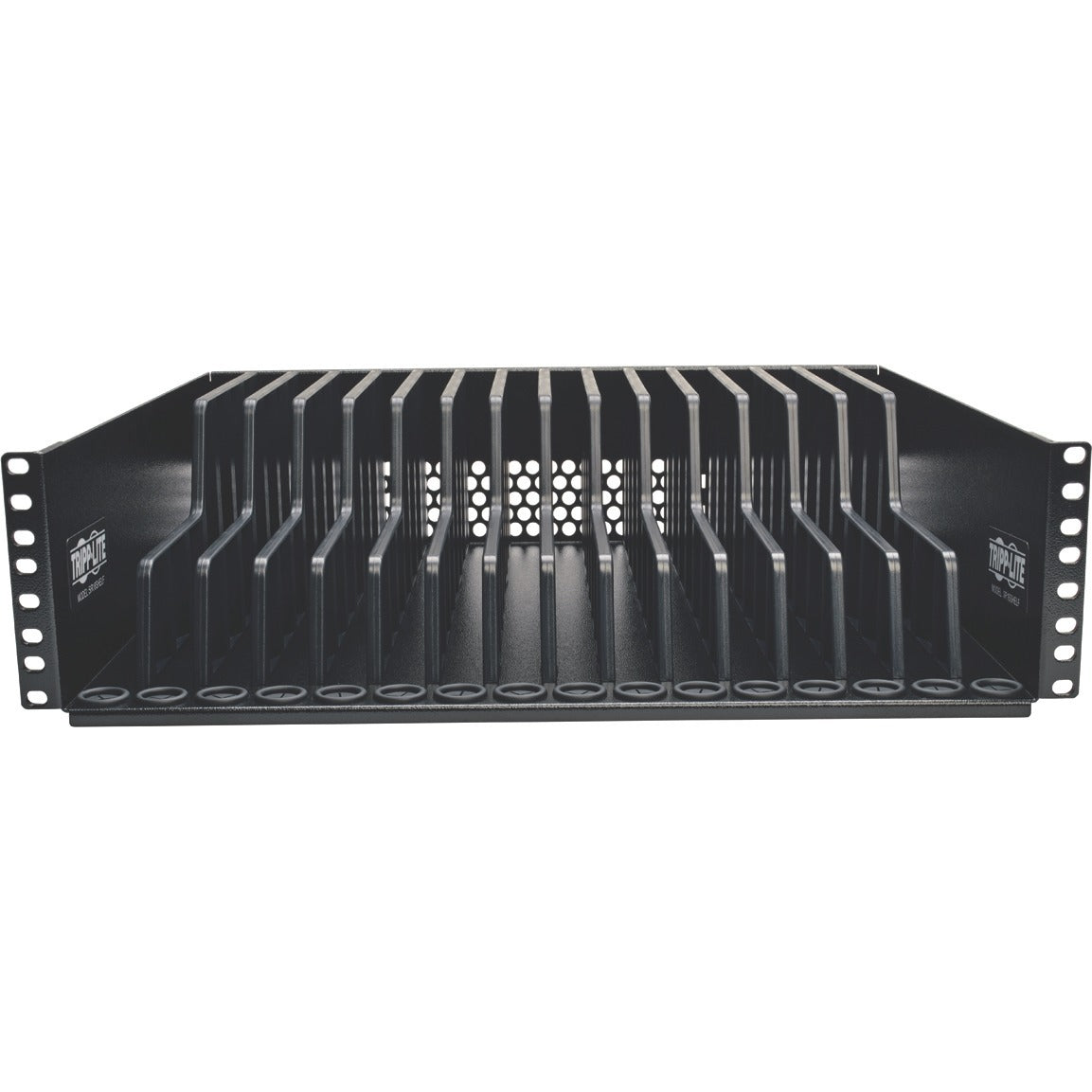 Tripp Lite 3U Rack-Mount Tablet iPad Laptop Chromebook Storage Shelf for Racks - 19" 3U Wide Rack-mountable - Black - SR16SHELF - eCommerce Business Prime