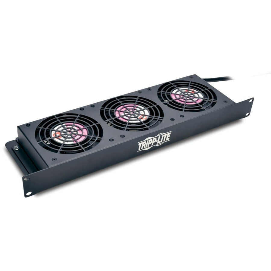 Tripp Lite Rack Enclosure Server Cabinet 1U Cooling Fan Tray 3 120V 210 CFM - 3 Fan - 1U - 210 CFMBlack - SRFAN1U - eCommerce Business Prime