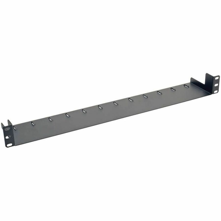 Tripp Lite 1U Horizontal Rack Server Cabinet Mount Cable Management Tray - Cable Tray - Black Powder Coat - 1U Rack Height - 19" Panel Width - Steel - SRCABLETRAY1U - eCommerce Business Prime