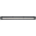 Tripp Lite 24-Port Cat6a Patch Panel Feedthrough Rackmount RJ45 Ethernet 1U - 24 Port(s) - 24 x RJ-45 - 1U High - Rack-mountable - N254-024-6A - eCommerce Business Prime