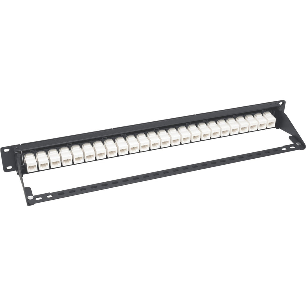 Tripp Lite 24-Port Cat6a Patch Panel Feedthrough Rackmount RJ45 Ethernet 1U - 24 Port(s) - 24 x RJ-45 - 1U High - Rack-mountable - N254-024-6A - eCommerce Business Prime