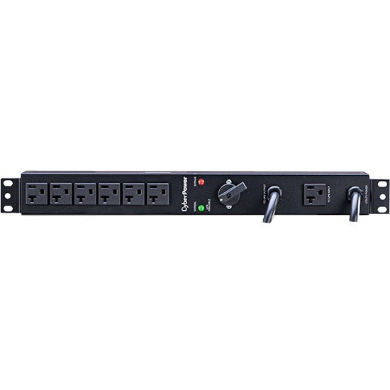 CyberPower MBP20A6 120 VAC 20A Maintenance Bypass PDU - 6 Outlets, 6 ft, 2 x NEMA 5-20P, Horizontal, 1U, 3YR Warranty - MBP20A6 - eCommerce Business Prime