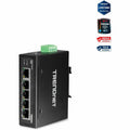 TRENDnet 5-Port Hardened Industrial Gigabit DIN-Rail Switch, 10 Gbps Switching Capacity, IP30 Rated Network Switch (-40 to 167 ?F), DIN-Rail & Wall Mounts Included, Lifetime Protection, Black, TI-G50 ...  - TI-G50 - eCommerce Business Prime