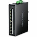 TRENDnet 8-Port Hardened Industrial Unmanaged Gigabit PoE+ DIN-Rail Switch, 200W Full PoE+ Power Budget, 16 Gbps Switching Capacity, IP30 Rated Network Switch, Lifetime Protection, Black, TI-PG80 - 8-...  - TI-PG80 - eCommerce Business Prime
