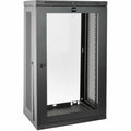 Tripp Lite 21U Wall Mount Rack Enclosure Server Cabinet w/Acrylic Door - For LAN Switch, Patch Panel - 21U Rack Height x 19" Rack Width x 16.50" Rack Depth - Wall Mountable - Black Powder Coat - Steel - SRW21UG - eCommerce Business Prime
