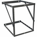 Tripp Lite 8U 12U 22U 2 Post Open Frame Rack Cabinet Expandable 23.5" Depth Wall Mount - For UPS, Patch Panel, LAN Switch - 22U Rack Height x 19" Rack Width x 23.50" Rack Depth - Wall Mountable - Blac - SRWO8U22DP - eCommerce Business Prime