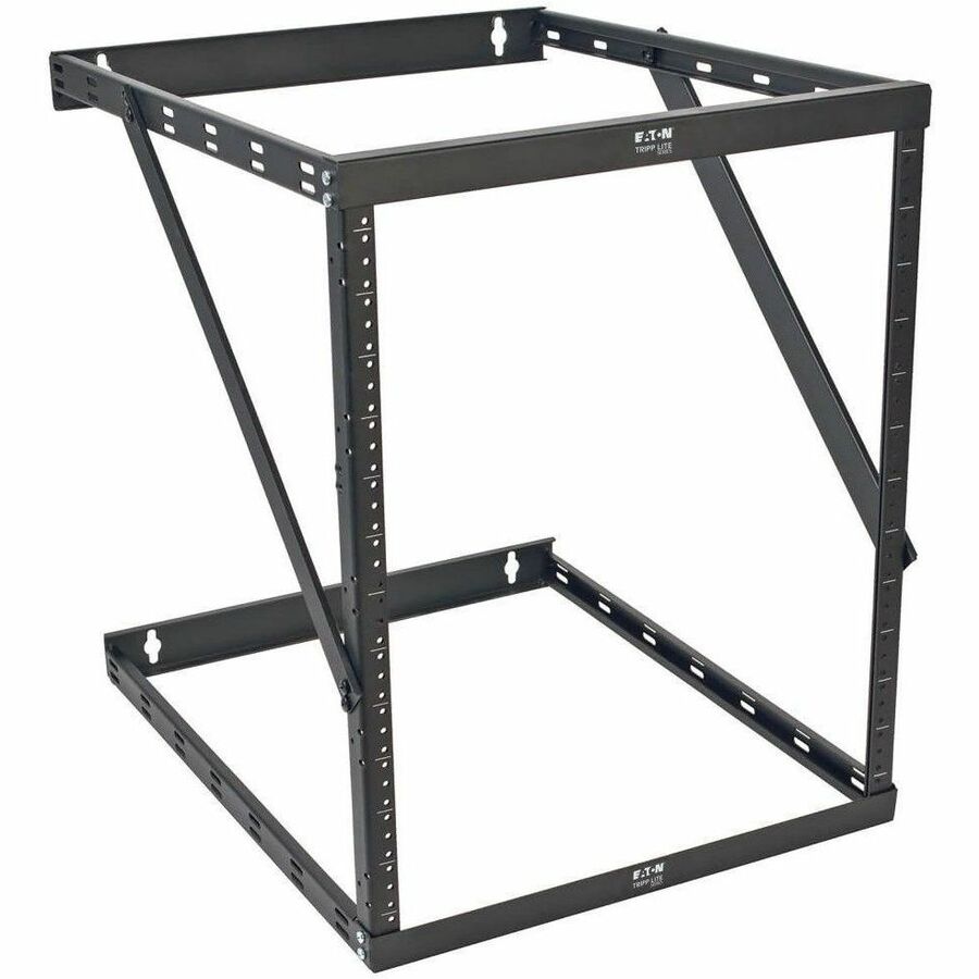 Tripp Lite 8U 12U 22U 2 Post Open Frame Rack Cabinet Expandable 23.5" Depth Wall Mount - For UPS, Patch Panel, LAN Switch - 22U Rack Height x 19" Rack Width x 23.50" Rack Depth - Wall Mountable - Blac - SRWO8U22DP - eCommerce Business Prime