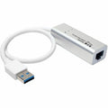 Tripp Lite USB 3.0 SuperSpeed to Gigabit Ethernet NIC Network Adapter RJ45 10/100/1000 Aluminum White - USB 3.0 - 1 Port(s) - 1 - Twisted Pair - U336-000-GB-AL - eCommerce Business Prime