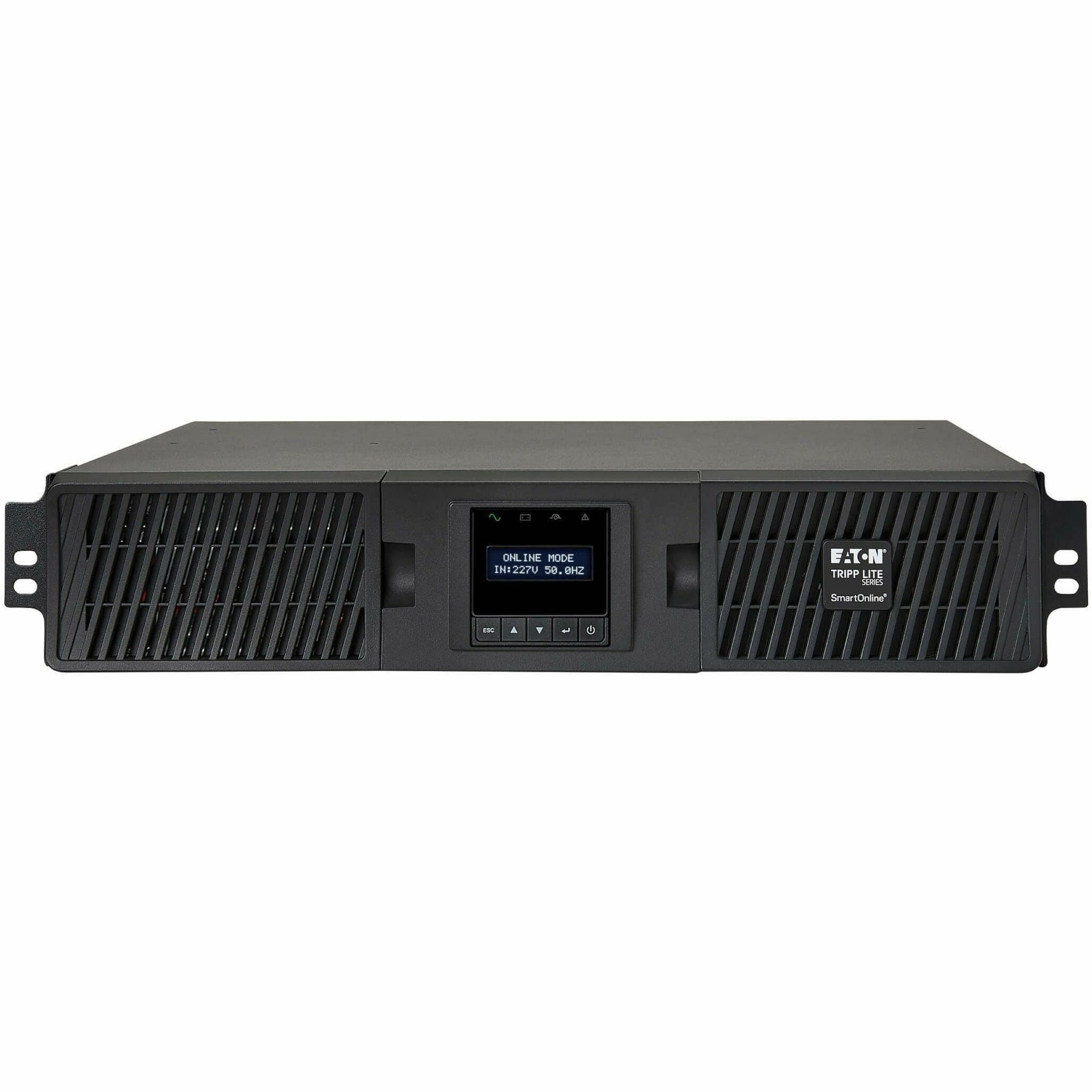 Tripp Lite 3000VA 2700W INTL UPS Smart Online LCD Rackmount 208/230V USB 2U - 230 V AC - 5 Minute - 2U Rack-mountable - 5 Minute - 2 x IEC 60320 C19 - , 8 x IEC 60320 C13 - SUINT3000LCD2U - eCommerce Business Prime