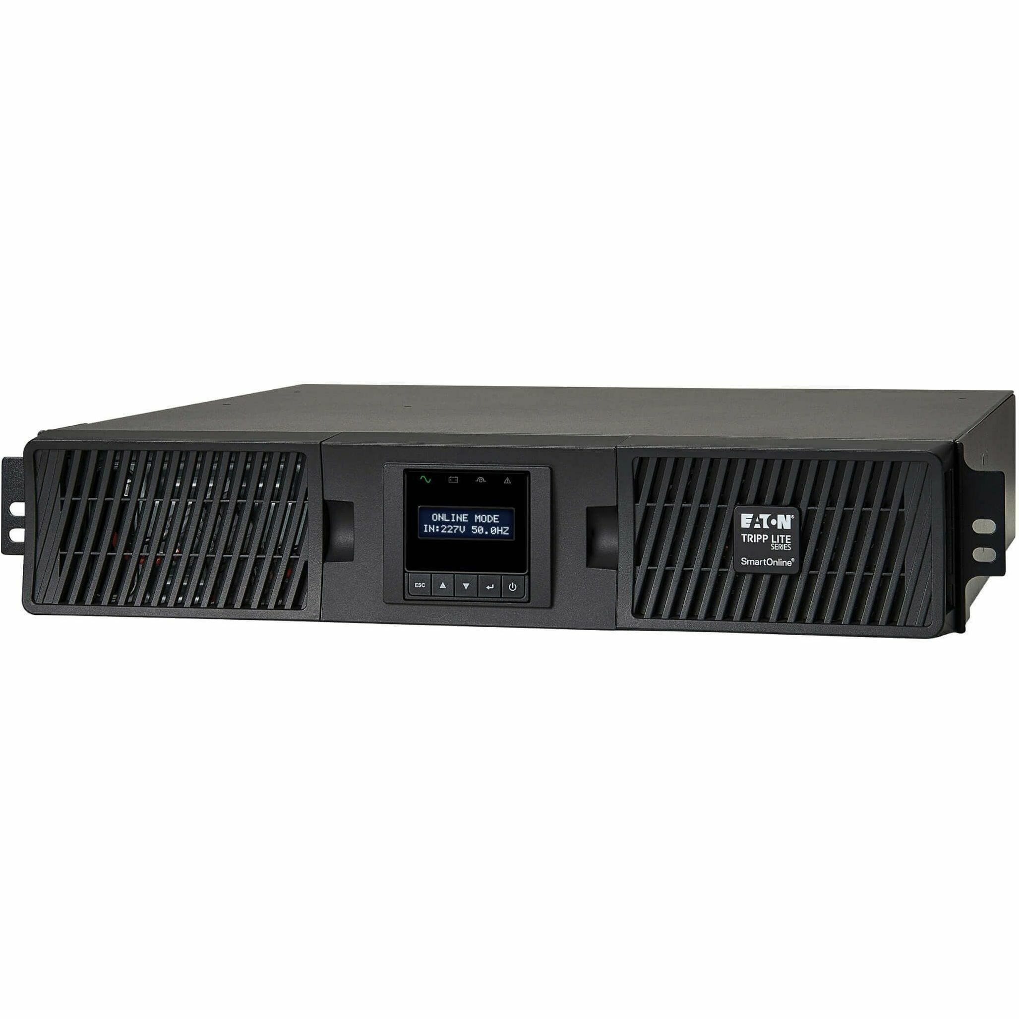 Tripp Lite 3000VA 2700W INTL UPS Smart Online LCD Rackmount 208/230V USB 2U - 230 V AC - 5 Minute - 2U Rack-mountable - 5 Minute - 2 x IEC 60320 C19 - , 8 x IEC 60320 C13 - SUINT3000LCD2U - eCommerce Business Prime